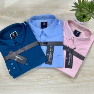 Shirt Combo 3 Pcs Pink Petrol & sky